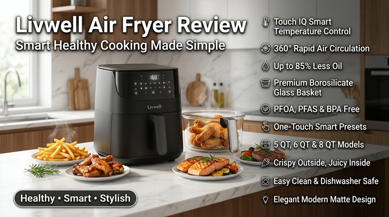 Livwell Air Fryer Review: Smart Healthy Cooking Made Simple