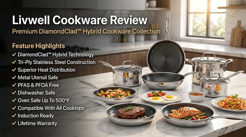 Livwell Cookware Review: Premium Hybrid Cookware Worth Buying