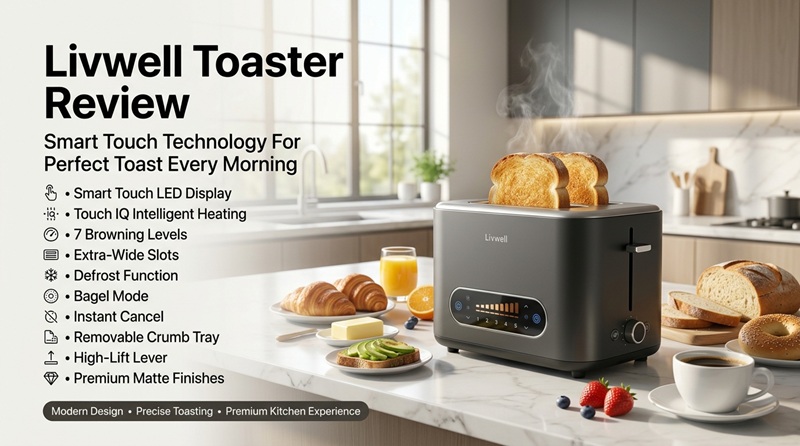 Livwell Toaster Review: Smart Touch Technology For Perfect Toast