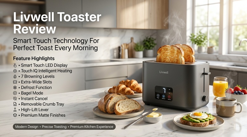 Livwell Toaster Review: Smart Touch Technology For Perfect Toast