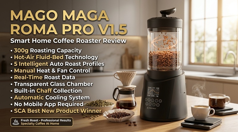 Mago Maga Review: Is The Roma Pro Worth Buying For Home Coffee Roasting?