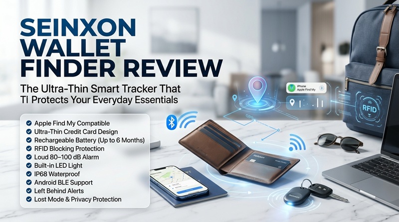 Seinxon Wallet Finder Review: The Slim Smart Tracker Worth Buying