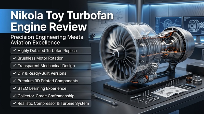 Nikola Toy Turbofan Engine Review: Precision Meets Aviation